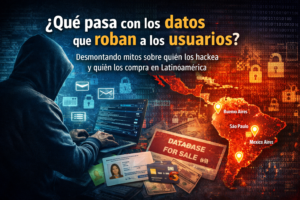 Lee más sobre el artículo Qué pasa con los datos que roban a los usuarios: desmontando mitos sobre quién los hackea y quién los compra en Latinoamérica